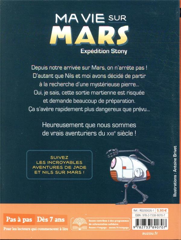 Quatrième de couverture de « Expédition Stony »