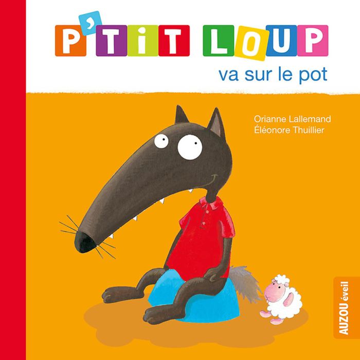 Couverture du livre « P'TIT LOUP VA SUR LE POT NED », librairie Les Contes Infusés à Corte