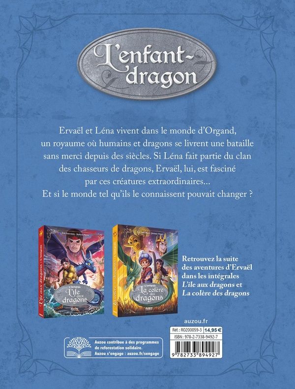 Quatrième de couverture de « L'ENFANT DRAGON - L'INTEGRALE »