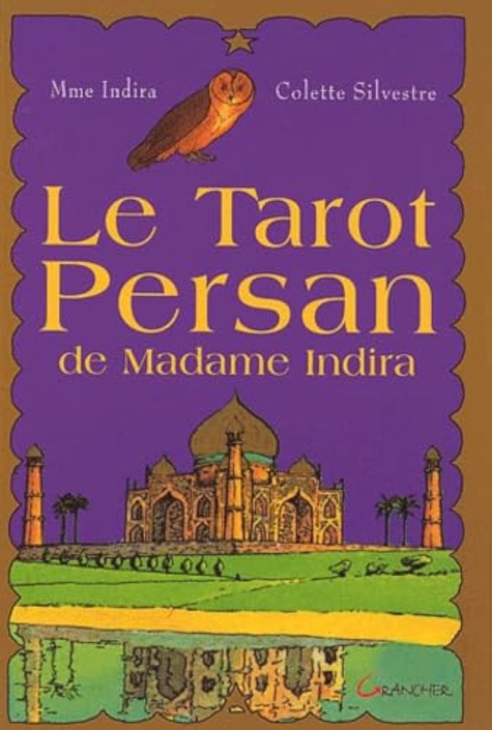 Couverture du livre « LE TAROT PERSAN DE MADAME INDIRA : METHODE D'INTERPRETATION » de Collectif, librairie Les Contes Infusés à Corte