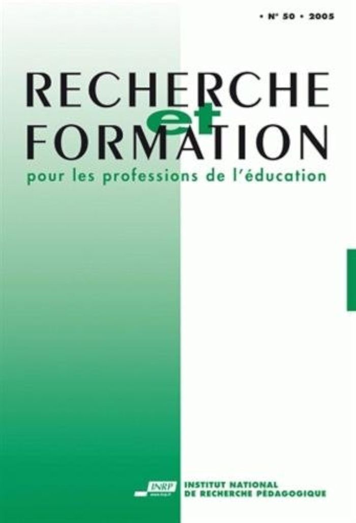 Couverture du livre « RECHERCHE ET FORMATION, N 050/2005 » de Xxx, librairie Les Contes Infusés à Corte