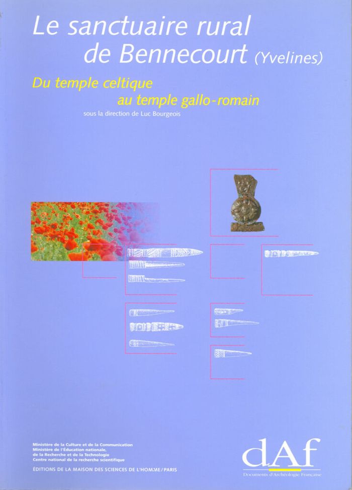 Couverture du livre « LE SANCTUAIRE RURAL DE BENNECOURT (YVELINES) - DU TEMPLE CELTIQUE AU TEMPLE GALLO-ROMAIN » de Rene Bourgeois, librairie Les Contes Infusés à Corte