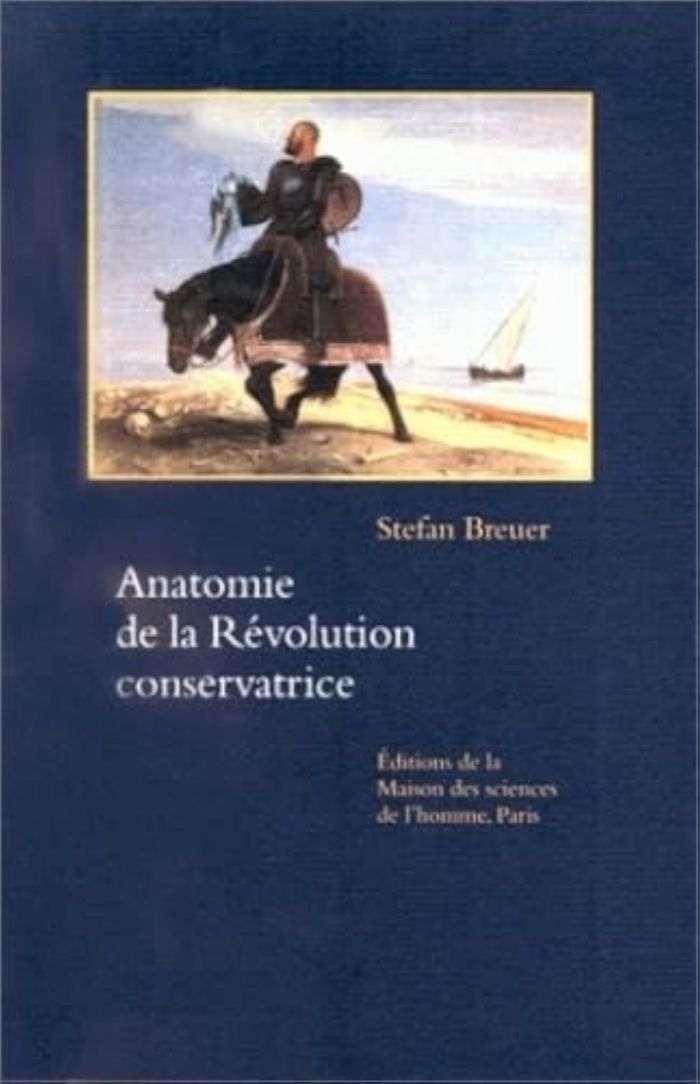 Couverture du livre « ANATOMIE DE LA REVOLUTION CONSERVATRICE » de Stefan Breuer, librairie Les Contes Infusés à Corte
