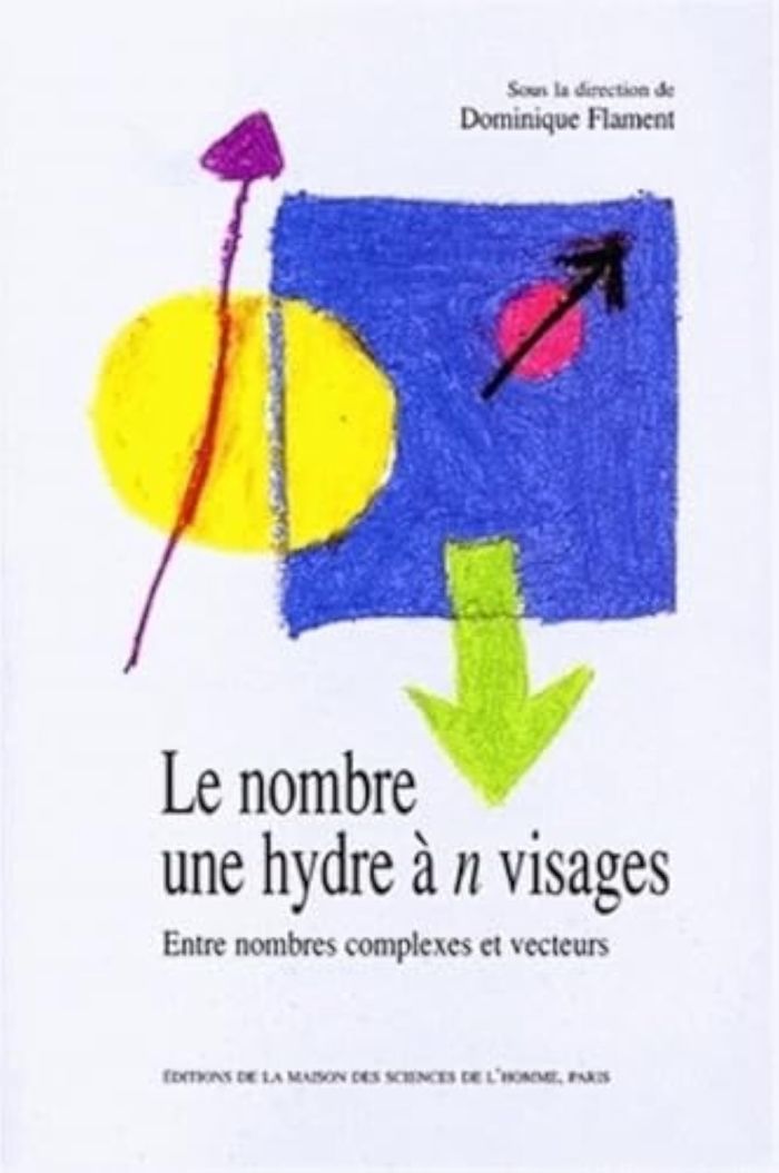 Couverture du livre « LE NOMBRE, UNE HYDRE A N VISAGES - ENTRE NOMBRES COMPLEXES ET VECTEURS » de Dominique Flament, librairie Les Contes Infusés à Corte