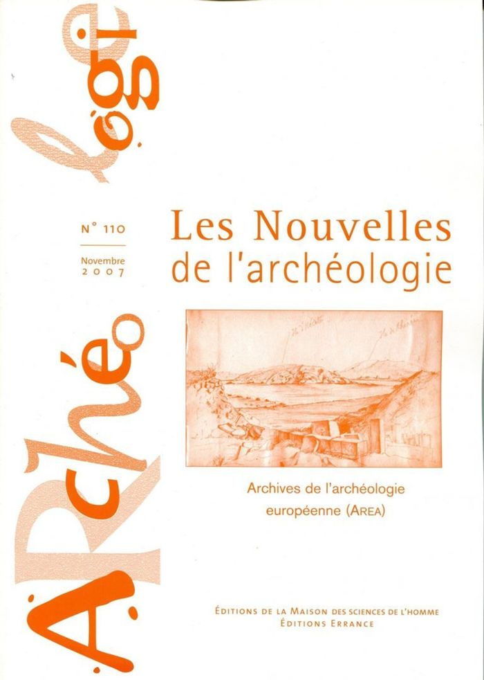 Couverture du livre « LES NOUVELLES DE L'ARCHEOLOGIE, N  110/NOVEMBRE 2007 » de Noel Coye, librairie Les Contes Infusés à Corte