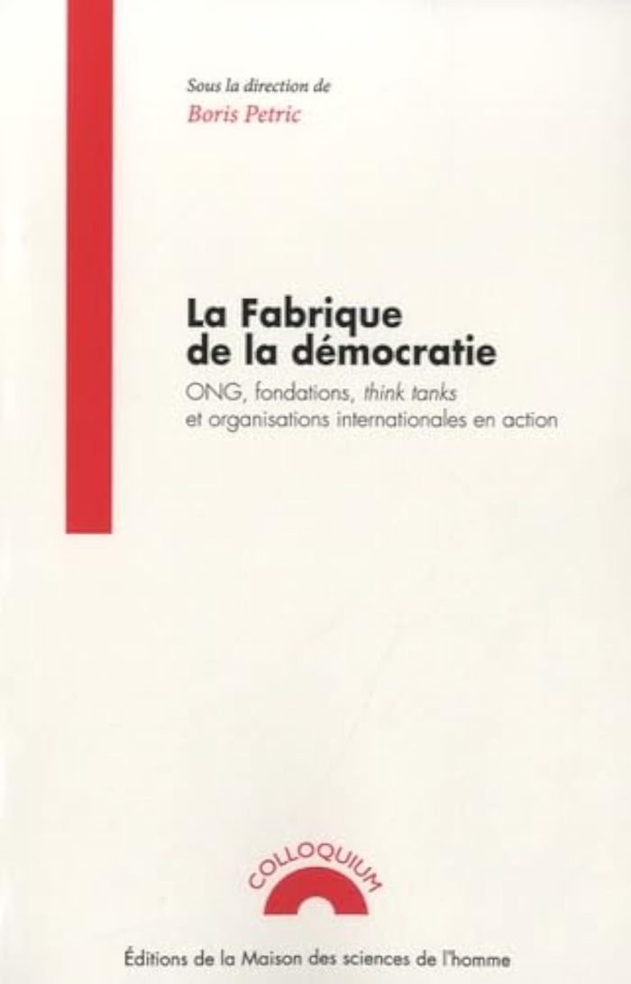 Couverture du livre « LA FABRIQUE DE LA DEMOCRATIE » de Boris Petric, librairie Les Contes Infusés à Corte
