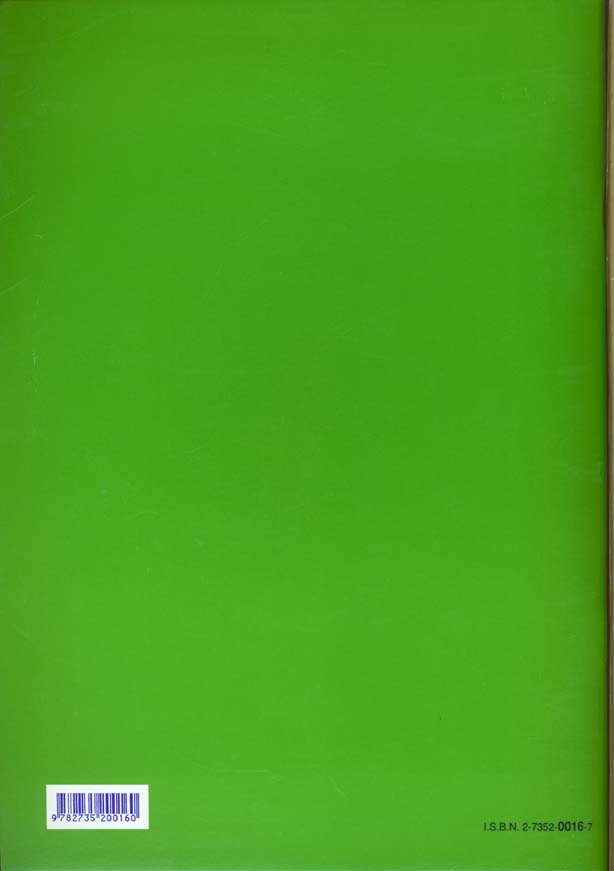Quatrième de couverture de « COURS COMPLET DE STENOGRAPHIE (VERT) »