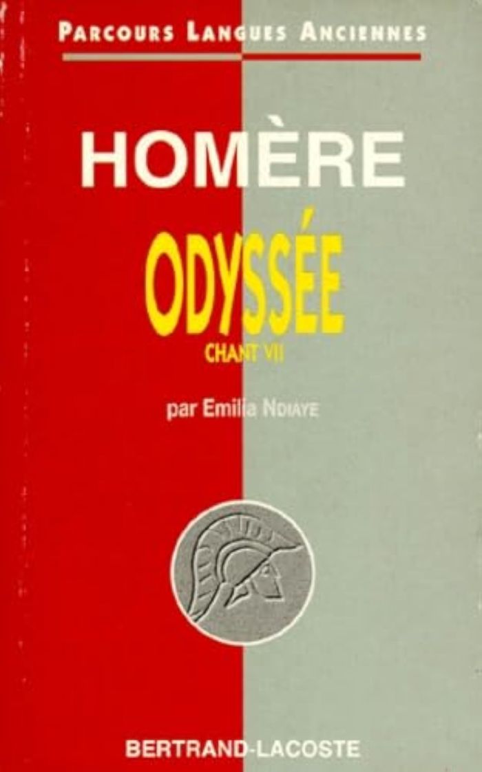 Couverture du livre « HOMERE:ODYSSEE,CHANT VII-PARCOURS LANGUES ANCIENNES » de E Ndiaye, librairie Les Contes Infusés à Corte