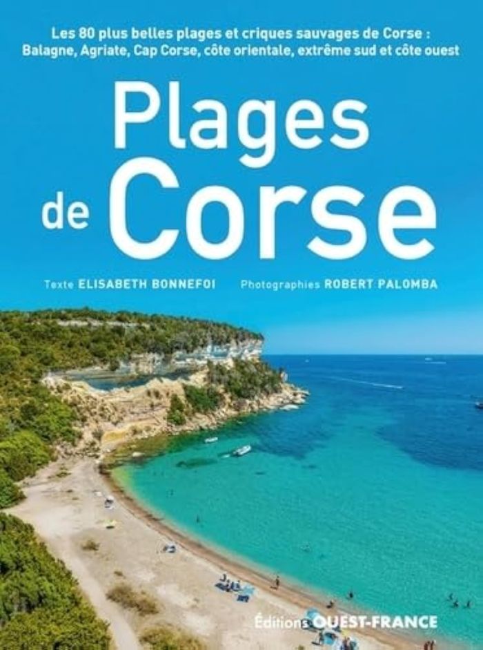 Couverture du livre « PLAGES DE CORSE » de Bonnefoi/palomba, librairie Les Contes Infusés à Corte