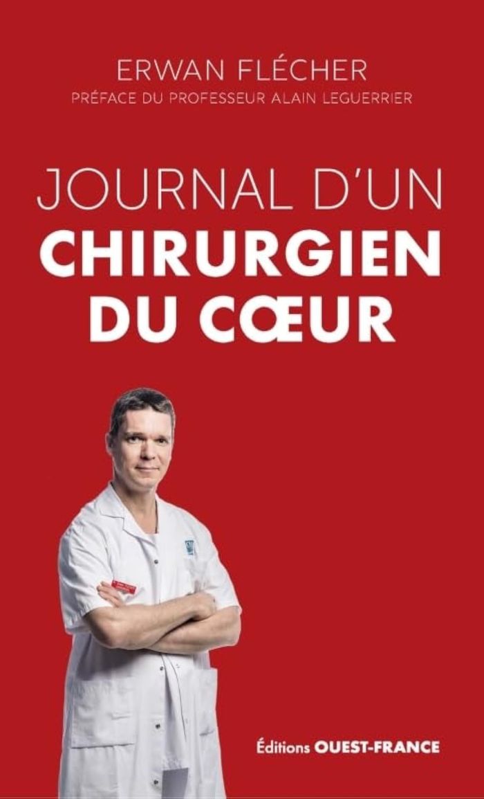 Couverture du livre « Journal d'un chirurgien du coeur » de Erwan Flécher, librairie Les Contes Infusés à Corte