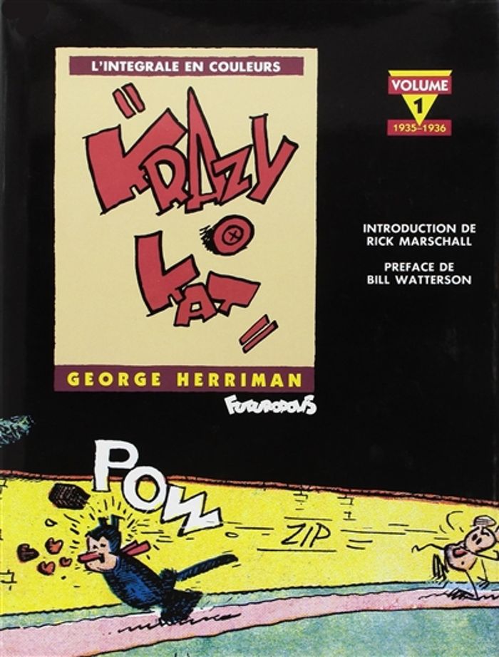 Couverture du livre « KRAZY KAT - (1935-1936) » de Herriman/watterson, librairie Les Contes Infusés à Corte