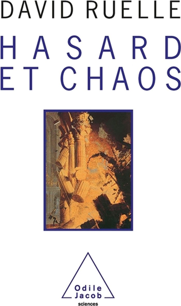 Couverture du livre « HASARD ET CHAOS » de David Ruelle, librairie Les Contes Infusés à Corte