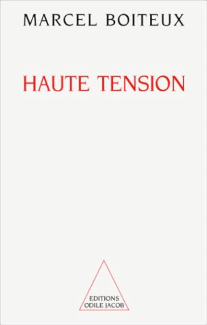 Couverture du livre « HAUTE TENSION » de Marcel Boiteux, librairie Les Contes Infusés à Corte
