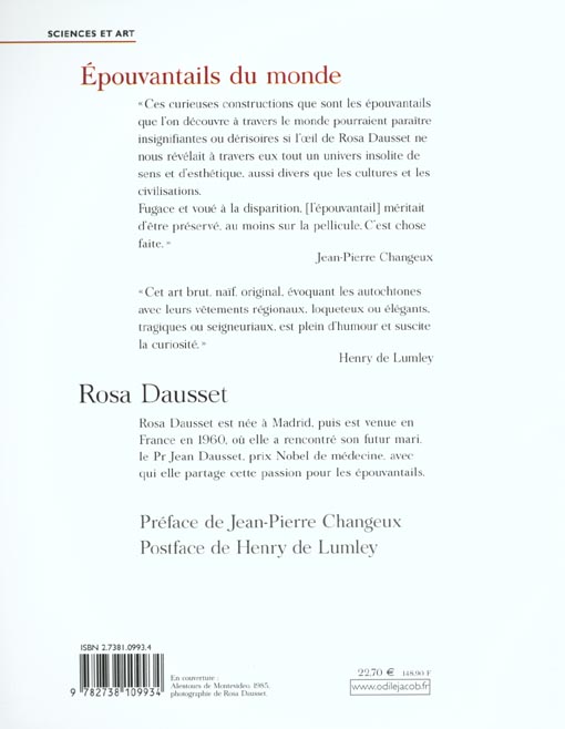 Quatrième de couverture de « LE MONDE DES EPOUVANTAILS »