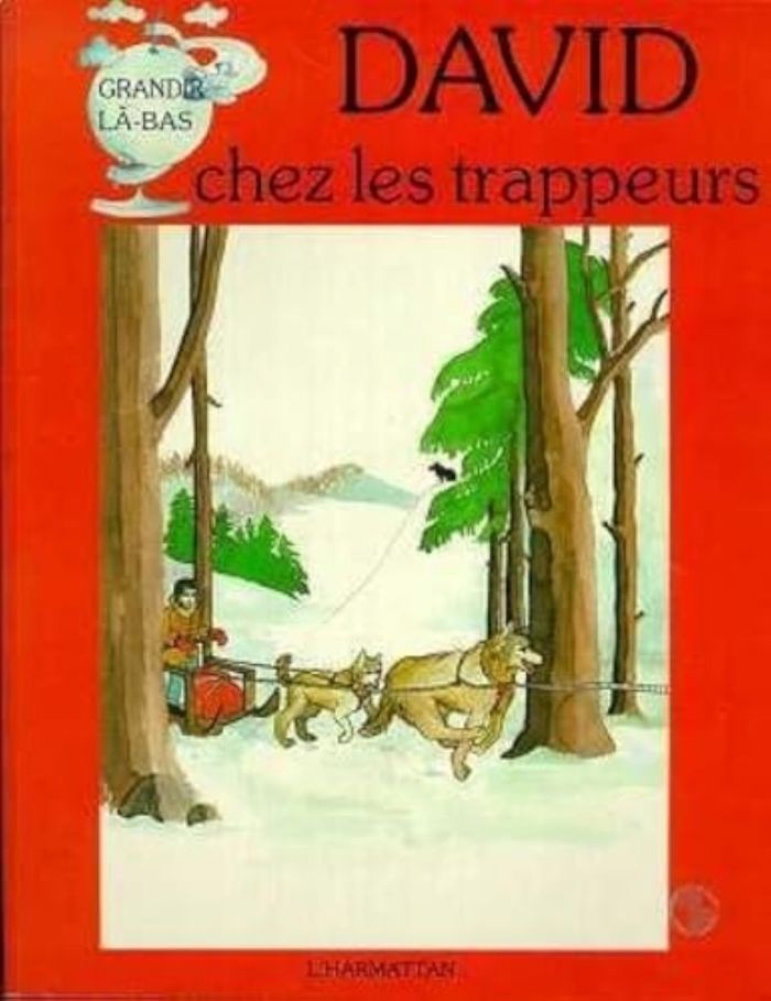 Couverture du livre « DAVID CHEZ LES TRAPPEURS », librairie Les Contes Infusés à Corte