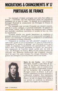 Quatrième de couverture de « LES PORTUGAIS EN FRANCE »