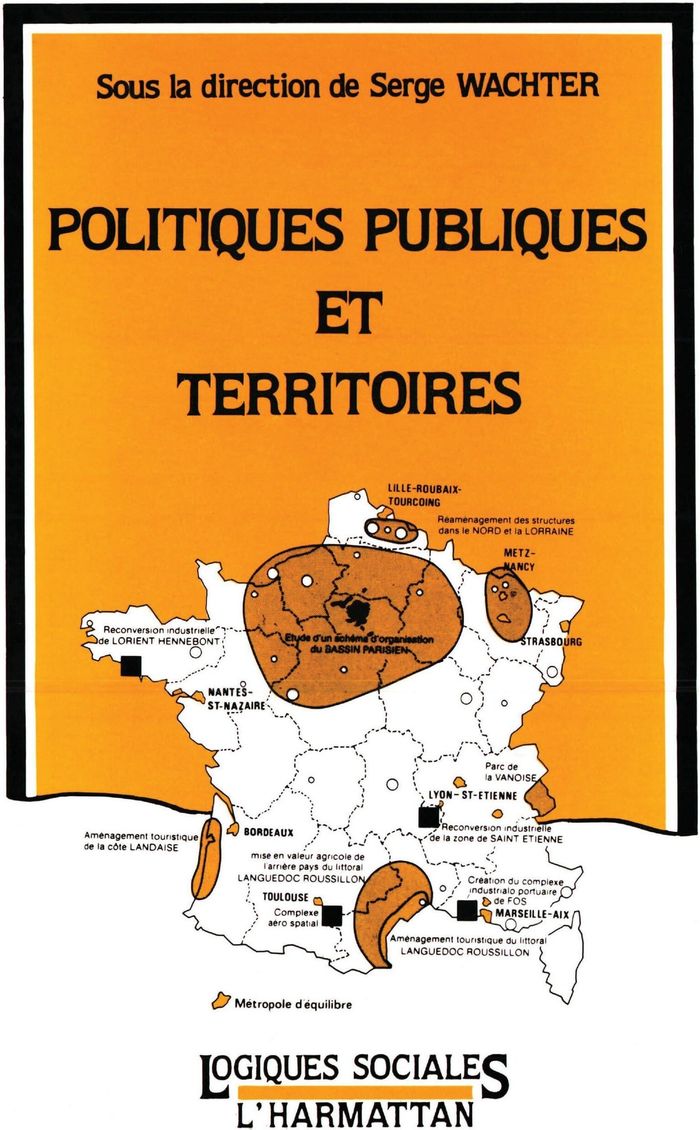 Couverture du livre « POLITIQUES PUBLIQUES ET TERRITOIRES » de Serge Wachter, librairie Les Contes Infusés à Corte