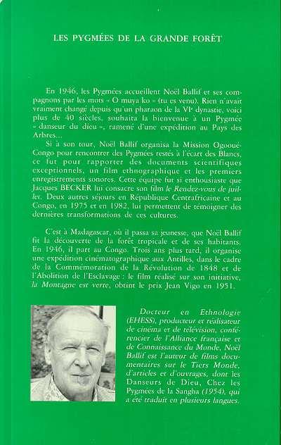 Quatrième de couverture de « LES PYGMEES DE LA GRANDE FORET »