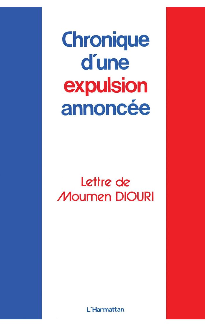 Couverture du livre « CHRONIQUE D'UNE EXPULSION ANNONCEE », librairie Les Contes Infusés à Corte