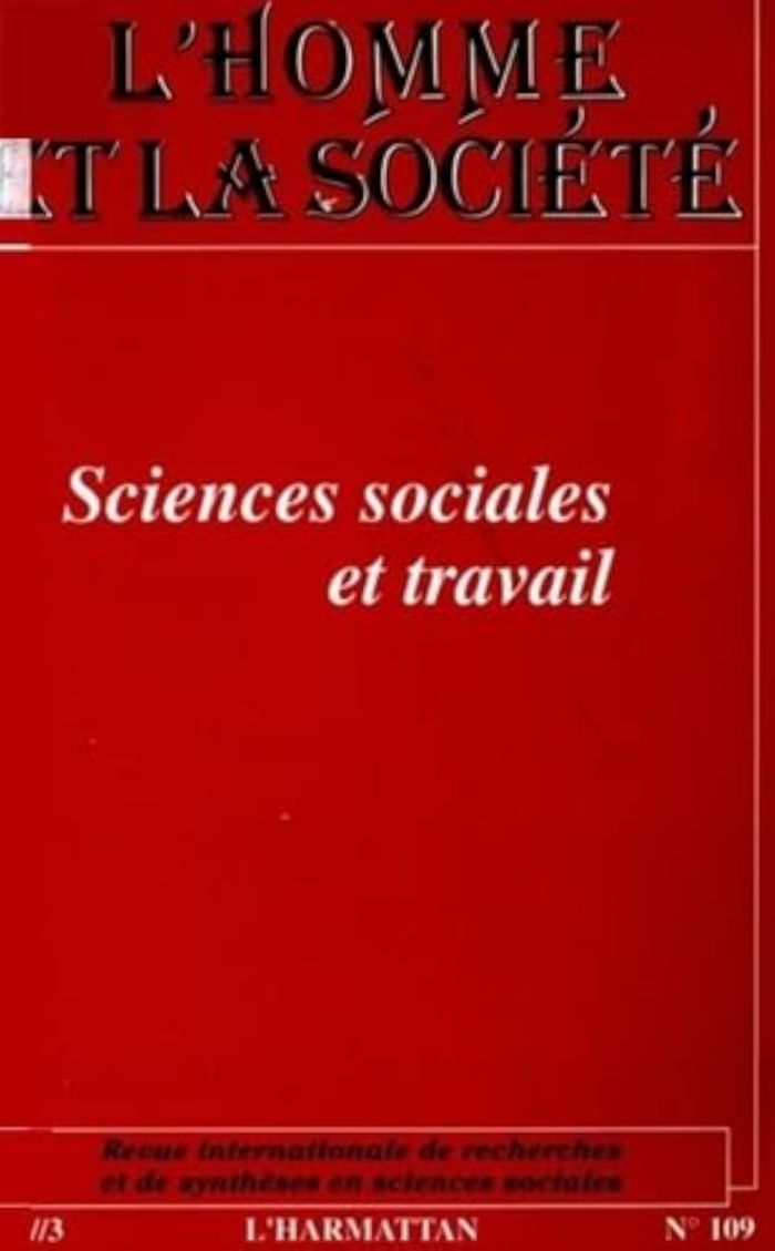 Couverture du livre « SCIENCES SOCIALES & TRAVAIL - VOL109 » de Xxx, librairie Les Contes Infusés à Corte
