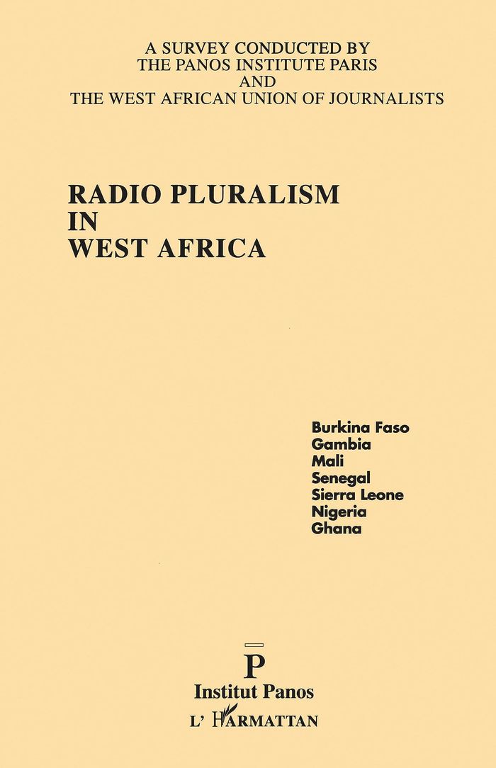 Couverture du livre « RADIO PLURALISM IN WEST AFRICA », librairie Les Contes Infusés à Corte