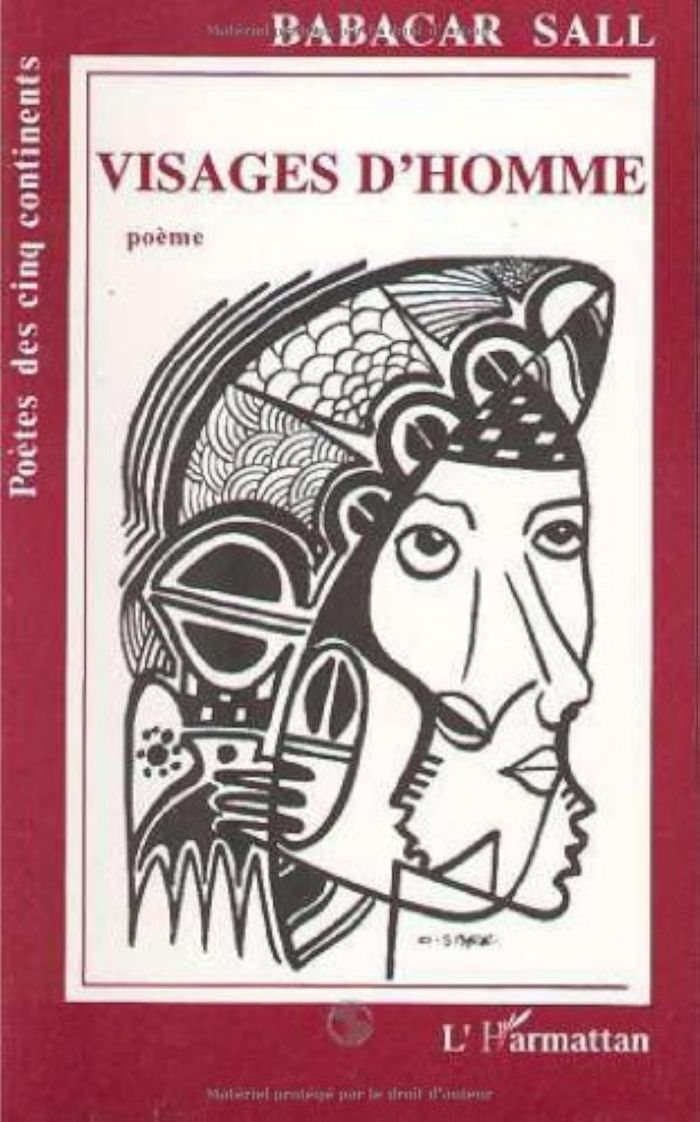 Couverture du livre « VISAGES D'HOMME (POEMES) » de Babacar Sall, librairie Les Contes Infusés à Corte