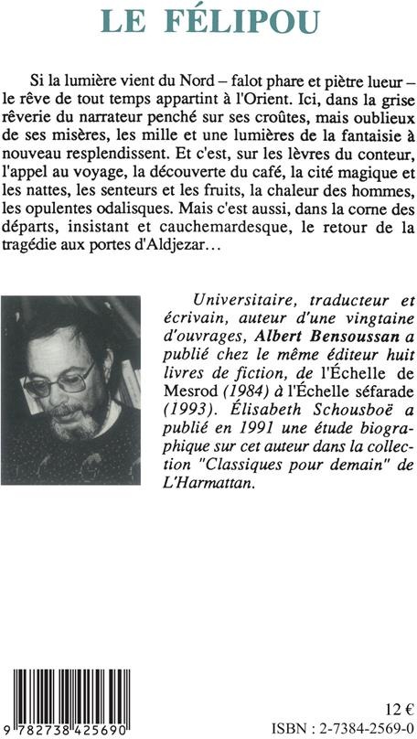 Quatrième de couverture de « LE FELIPOU - CONTES DE LA SIXIEME HEURE »