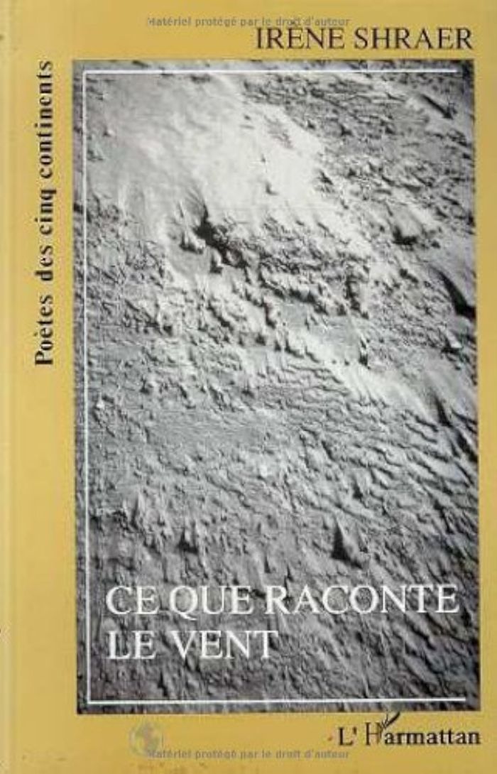 Couverture du livre « CE QUE RACONTE LE VENT » de Irene Shraer, librairie Les Contes Infusés à Corte
