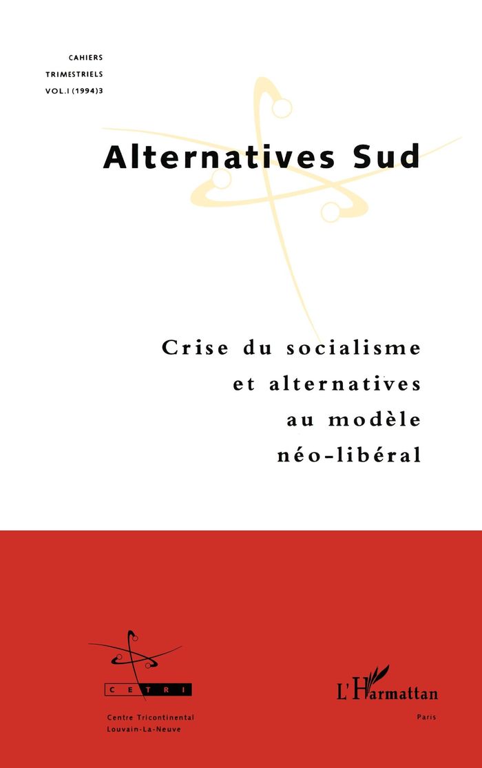 Couverture du livre « CRISE DU SOCIALISME ET ALTERNATIVES AU MODELE NEO- » de Alternatives Sud 199, librairie Les Contes Infusés à Corte