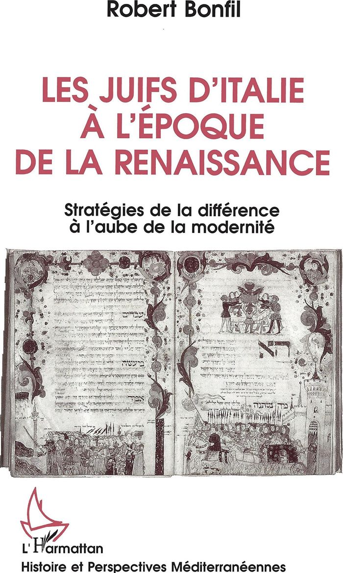 Couverture du livre « LES JUIFS D'ITALIE A L'EPOQUE DE LA RENAISSANCE » de Robert Bonfil, librairie Les Contes Infusés à Corte