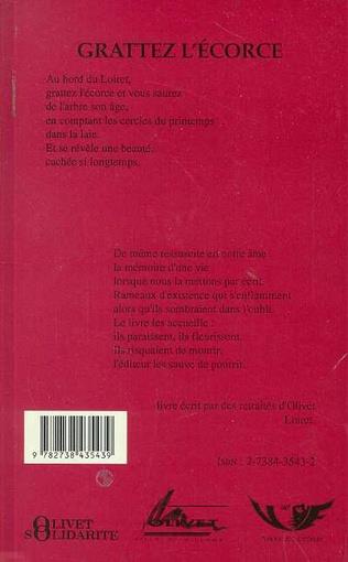 Quatrième de couverture de « GRATTEZ L'ECORCE »