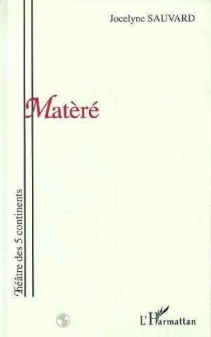 Couverture du livre « MATERE » de Jocelyne Sauvard, librairie Les Contes Infusés à Corte