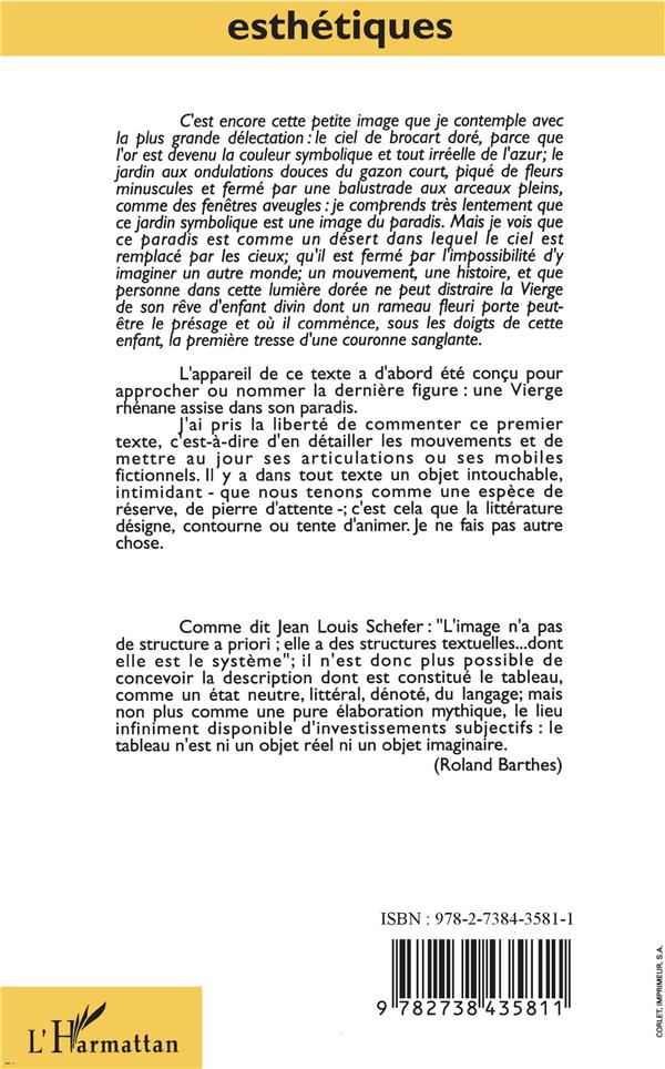 Quatrième de couverture de « QUESTION DE STYLE »