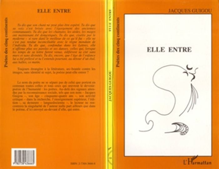 Couverture du livre « ELLE ENTRE » de Jacques Guigou, librairie Les Contes Infusés à Corte