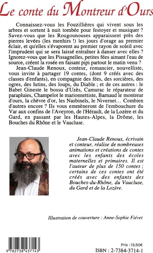 Quatrième de couverture de « LE CONTE DU MONTREUR D'OURS - CONTES DE PROVENCE ET DU LANGUEDOC »