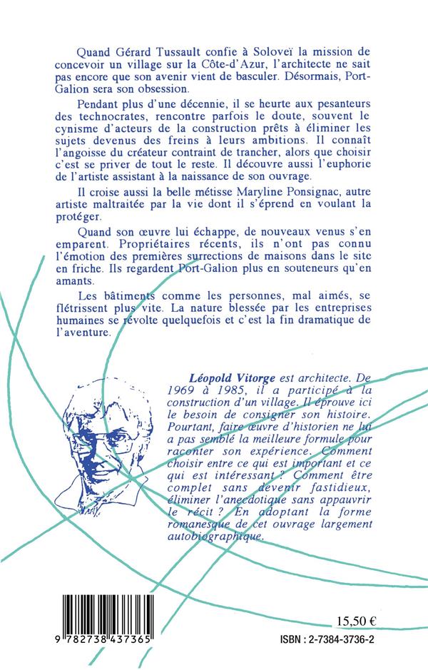 Quatrième de couverture de « PORT-GALION »