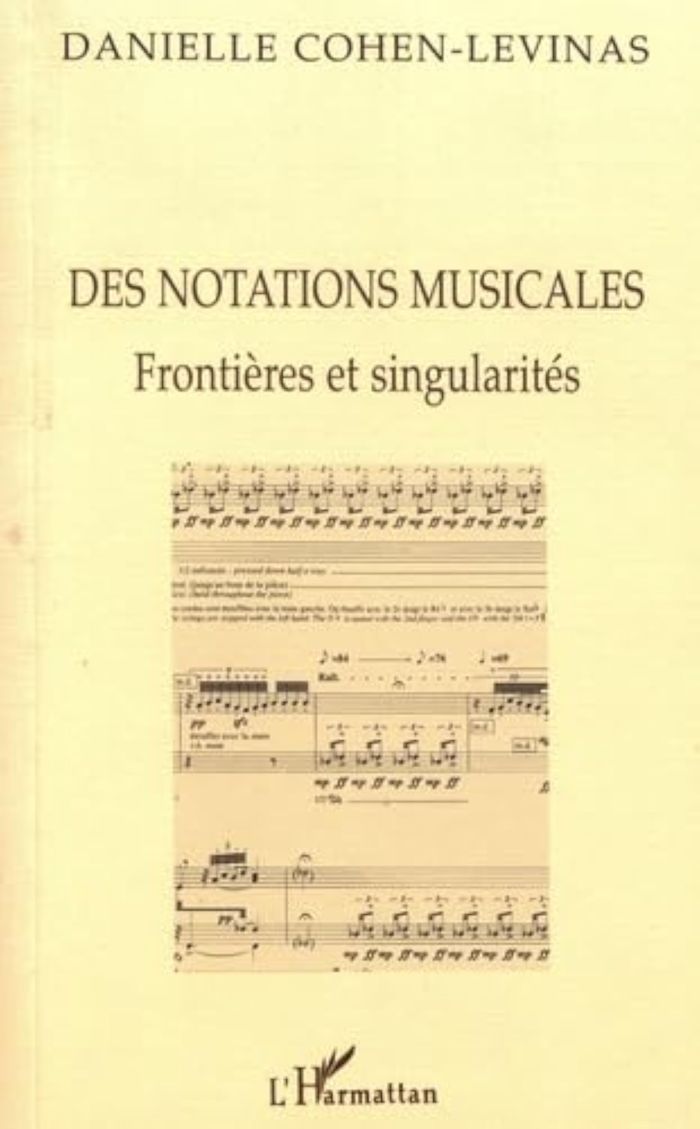 Couverture du livre « DES NOTATIONS MUSICALES - FRONTIERES ET SINGULARITES », librairie Les Contes Infusés à Corte