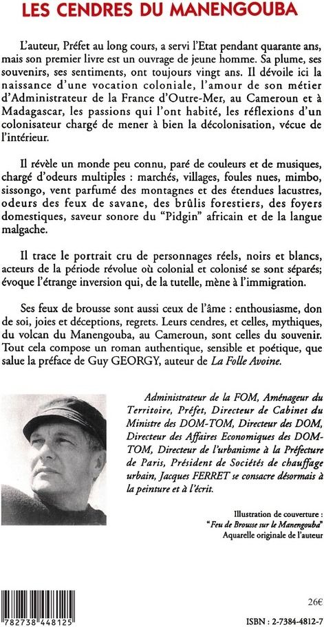 Quatrième de couverture de « CENDRES DU MANENGOUBA (RECIT) »