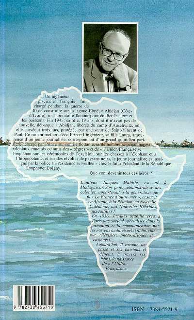 Quatrième de couverture de « LA LAGUNE EBRIE »