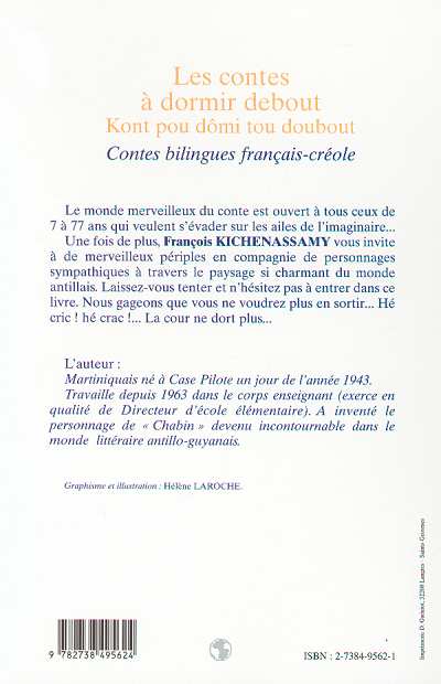 Quatrième de couverture de « LES CONTES A DORMIR DEBOUT - KONT POU DOMI TOU DOUBOUT »