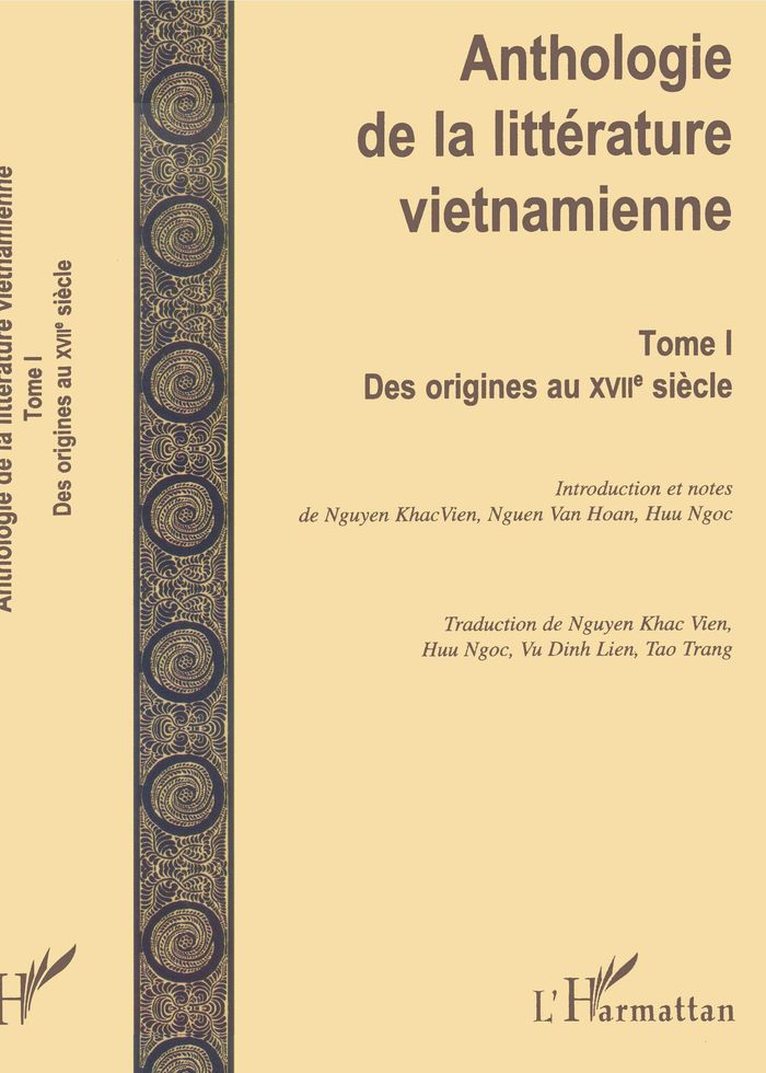 Couverture du livre « ANTHOLOGIE DE LA LITTERATURE VIETNAMIENNE - VOL01 - TOME I » de Xxx, librairie Les Contes Infusés à Corte