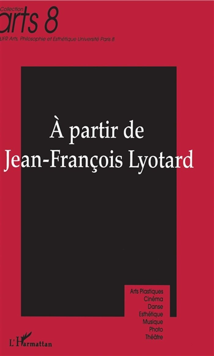Couverture du livre « A PARTIR DE JEAN-FRANCOIS LYOTARD » de Olive/amey, librairie Les Contes Infusés à Corte