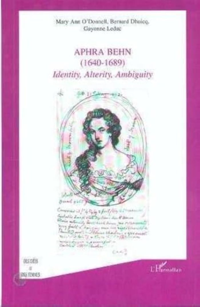 Couverture du livre « APHRA BEHN (1640-1689) - IDENTITY, ALTERITY, AMBIGUITY », librairie Les Contes Infusés à Corte