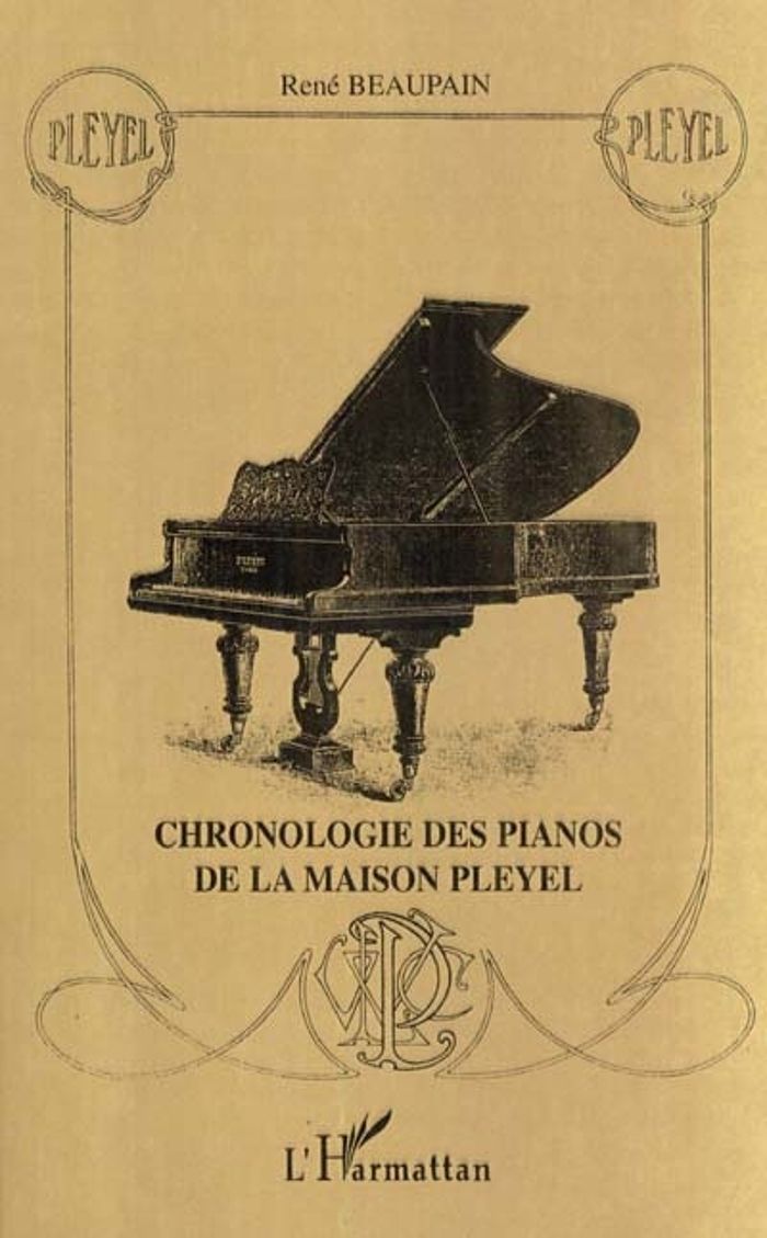 Couverture du livre « CHRONOLOGIE DES PIANOS DE LA MAISON PLEYEL - VERSION AUGMENTEE - 2006 » de Rene Beaupain, librairie Les Contes Infusés à Corte