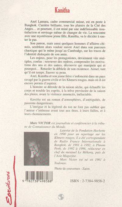 Quatrième de couverture de « KANITHA »