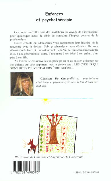 Quatrième de couverture de « ENFANCES ET PSYCHOTHERAPIE »