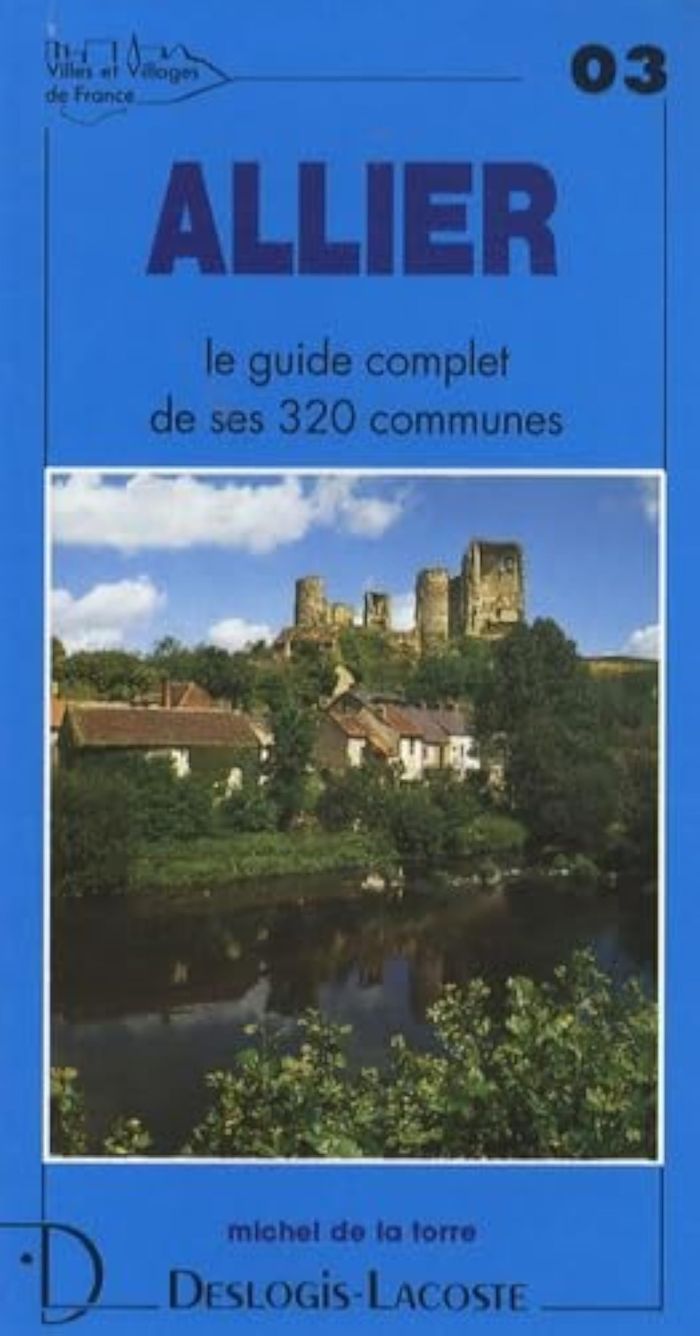 Couverture du livre « ALLIER » de Xxx, librairie Les Contes Infusés à Corte