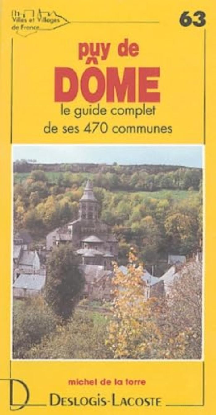 Couverture du livre « PUY-DE DOME », librairie Les Contes Infusés à Corte