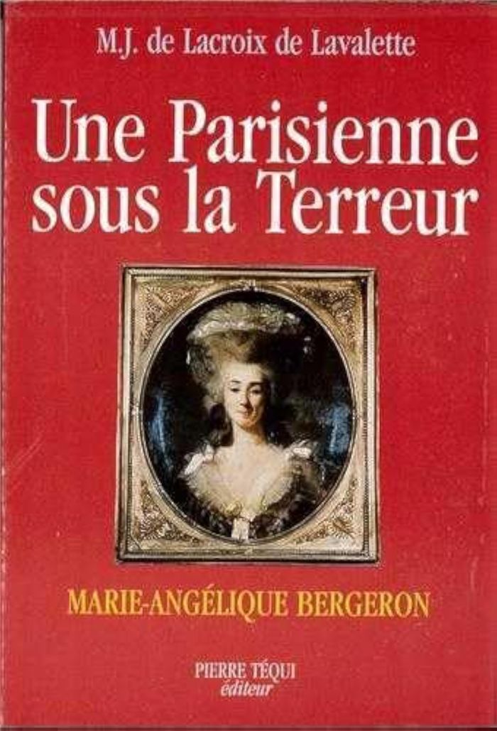 Couverture du livre « UNE PARISIENNE SOUS LA TERREUR » de De Lacroix De Lavale, librairie Les Contes Infusés à Corte