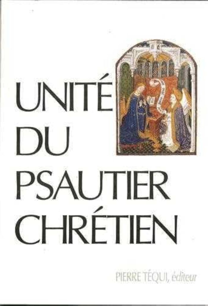 Couverture du livre « UNITE DU PSAUTIER CHRETIEN » de Collectif, librairie Les Contes Infusés à Corte